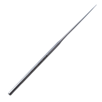 House Wire Strut Guide, 0.6mm Tip, Notched End, Angled 10 Degrees, 62mm from Bend to Tip, Flat Handle, Overall Length 6.2" (156mm) 